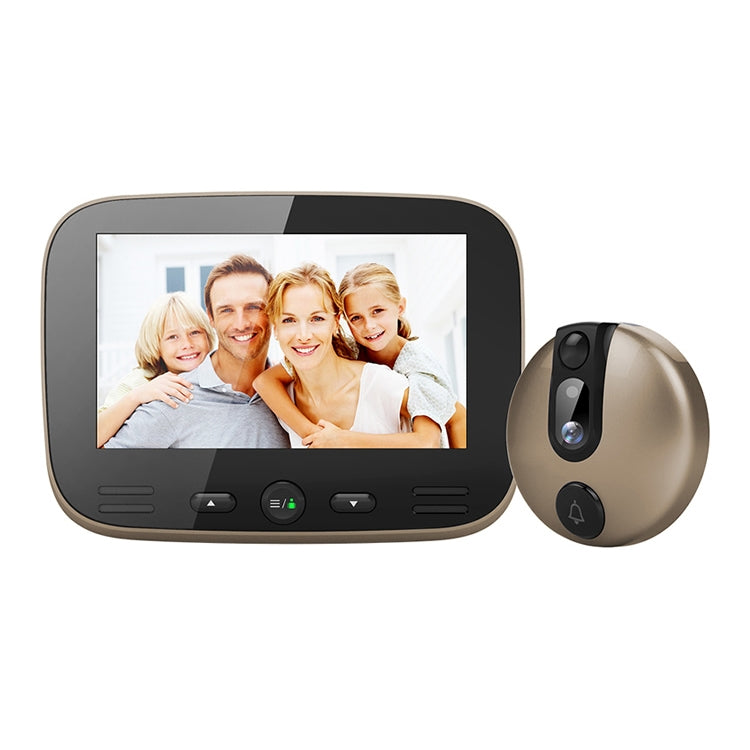 M100 4.3 inch Display Screen 2.0MP Security Camera Video Smart Doorbell, Support TF Card (32GB Max) & Night Vision & Motion Detection Reluova