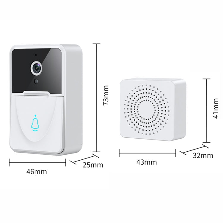 DoorBell X3 VGA WiFi Smart Video Doorbell with Chime, Support Night Vision Reluova