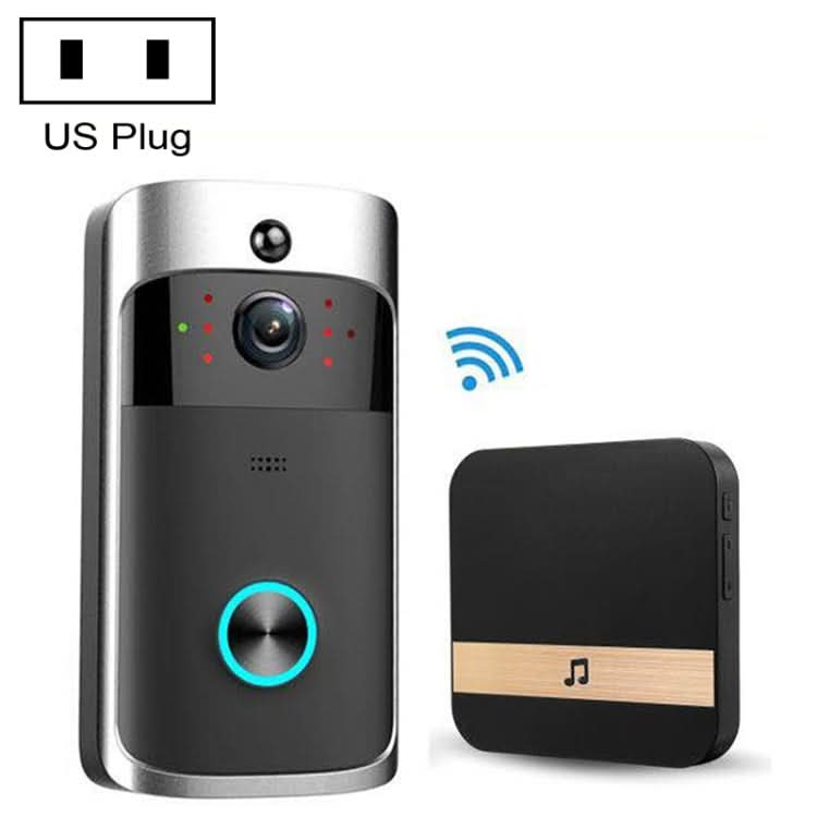 M3 720P Smart WIFI Ultra Low Power Video Visual Doorbell With Ding Dong Version, US Plug Reluova