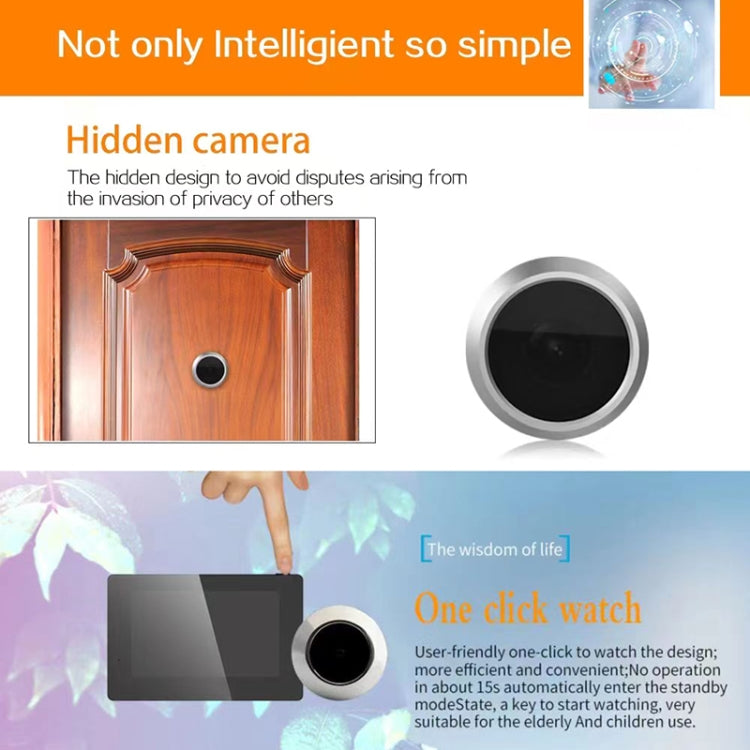 X1 4.3 inch Screen IP55 Waterproof Digital Door Viewer Reluova