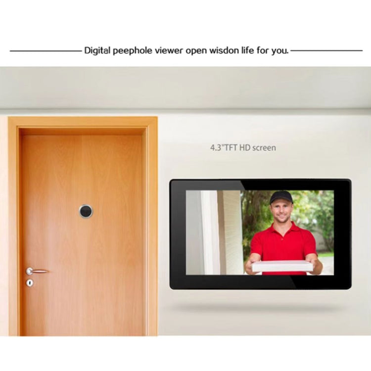 X1 4.3 inch Screen IP55 Waterproof Digital Door Viewer