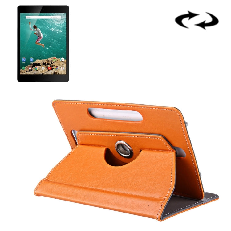 9 inch Tablets Leather Case Crazy Horse Texture 360 Degrees Rotation Protective Case Shell with Holder for ONDA V891w, Ramos i9s Pro & Win8, Colorfly i898W & i898A