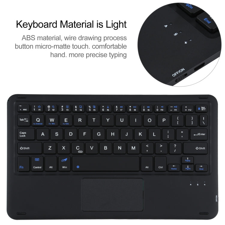 AM10-A Detachable Bluetooth Backlight Keyboard Ultrathin Horizontal Flip Leather Tablet Case with Touchpad & Holder for Lenovo M10 Plus 10.3 inch X606F My Store