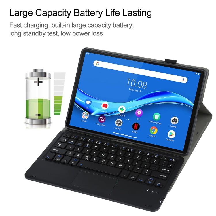 AM10-A Detachable Bluetooth Backlight Keyboard Ultrathin Horizontal Flip Leather Tablet Case with Touchpad & Holder for Lenovo M10 Plus 10.3 inch X606F My Store