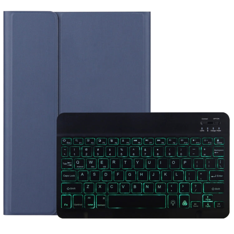 DY-E10 2 in 1 Removable Bluetooth Keyboard + Protective Leather Tablet Case with Backlight & Holder for Lenovo Tab E10