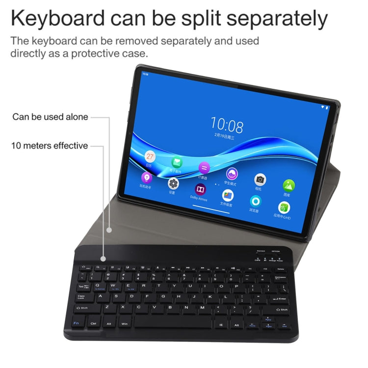 AM10 2 in 1 Removable Bluetooth Keyboard + Protective Leather Tablet Case with Holder for Lenovo M10 FHD Plus 10.3 inch My Store