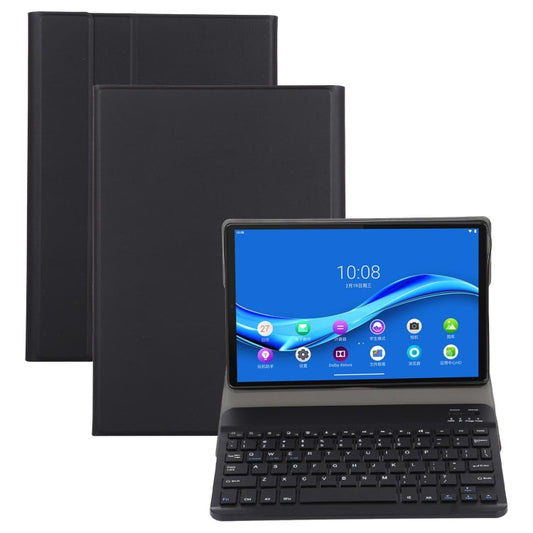 AM11 2 in 1 Removable Bluetooth Keyboard + Protective Leather Tablet Case with Holder for Lenovo M10 FHD REL TB-X605FC/LC