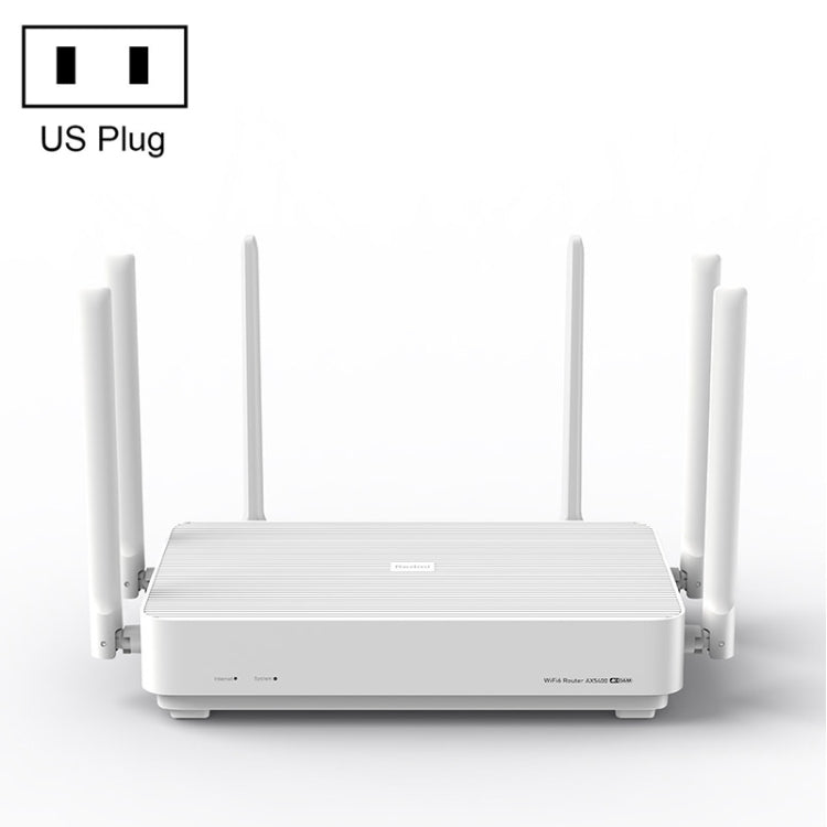 Original Xiaomi Redmi AX5400 WiFi 6 Router 160MHz 4K QAM, US Plug