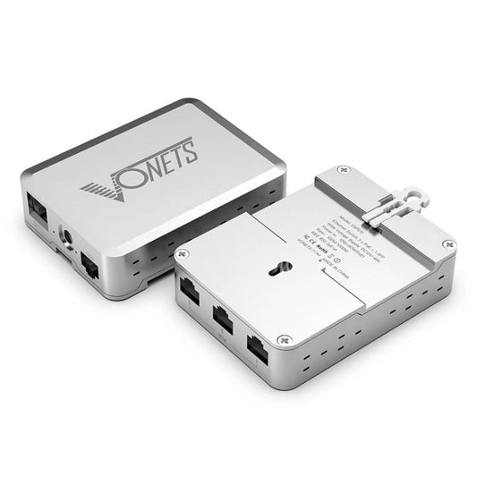 VONETS VSP510 5 Ports Ethernet Gigabit Switch with DC Adapter + Rail Fixing Buckle Set My Store