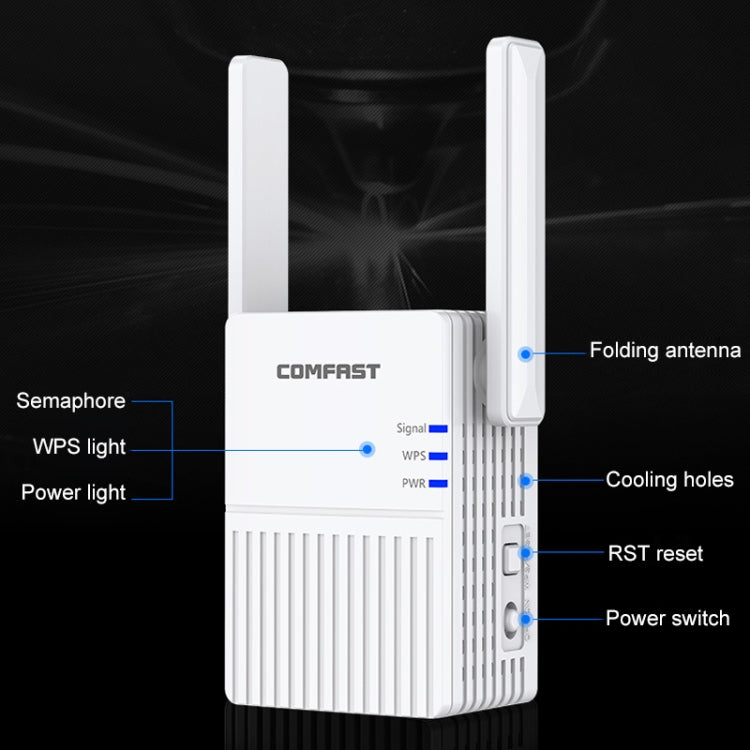 COMFAST CF-N300 300Mbps Wireless WIFI Signal Amplifier Repeater Booster Network Router with 2 Antennas My Store