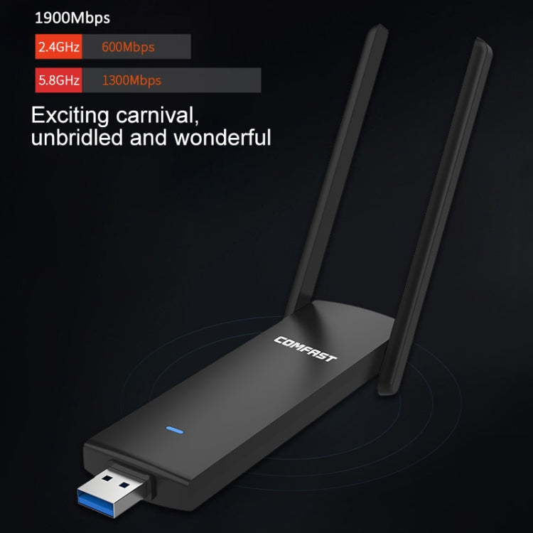 COMFAST CF-939AC 1900Mbps Dual-band Wifi USB Network Adapter with USB 3.0 Base My Store