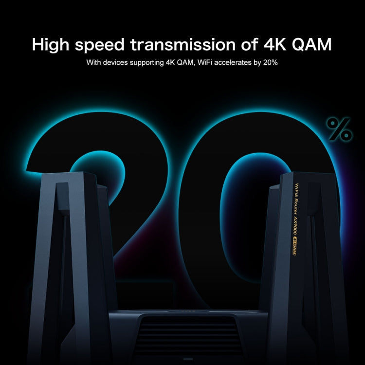 Original Xiaomi AX9000 WiFi Router WiFi6 Enhanced Edition Tri-Band USB3.0 Wireless Mesh Network Game Acceleration Repeater 12 Antennas