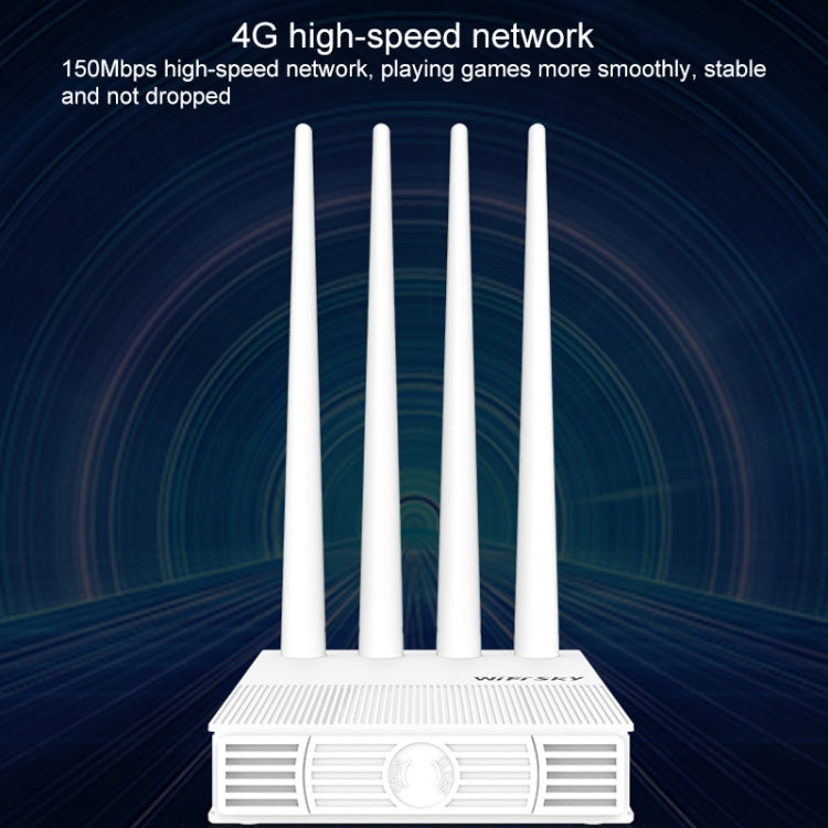 COMFAST GR401 300Mbps 4G Household Signal Amplifier Wireless Router Repeater WIFI Base Station with 4 Antennas, Asia Pacific Edition