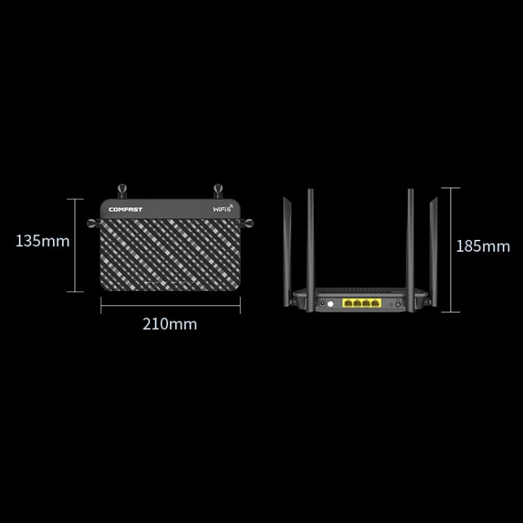 COMFAST CF-XR10 1800Mbps WiFi6 Dual-band Gigabit Household Signal Amplifier Wireless Router Repeater My Store