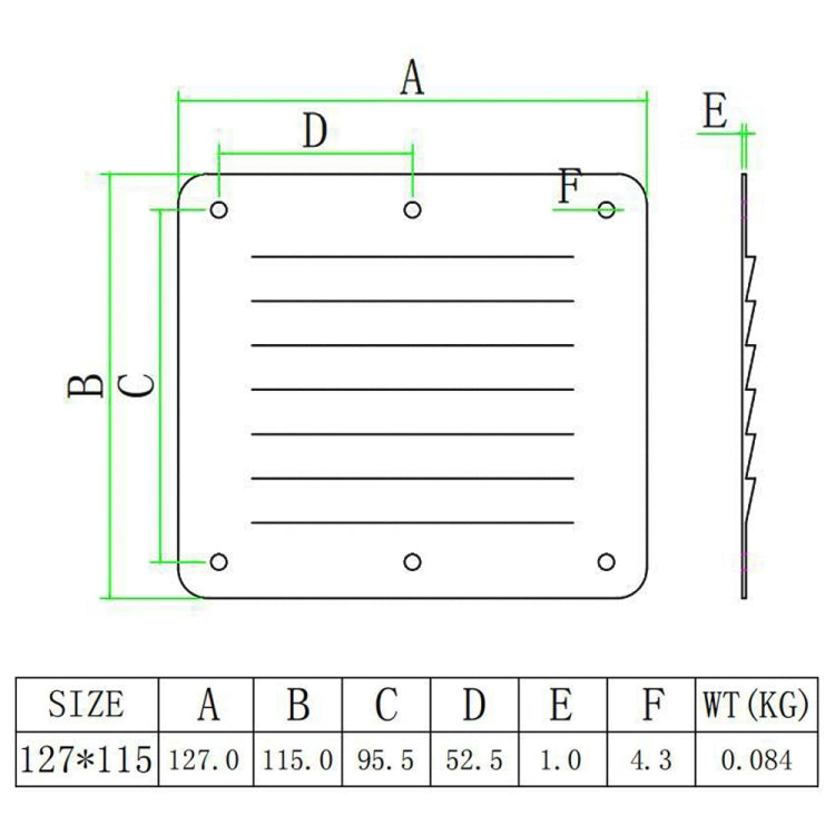 316 Stainless Steel Ventilation Panel