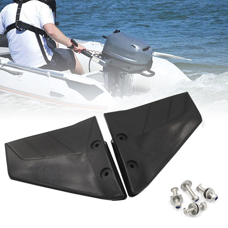 Outboard Motor Wave Pressure Board Sliding Wing Tail for 4 to 50HP Outdrive Stabilizer