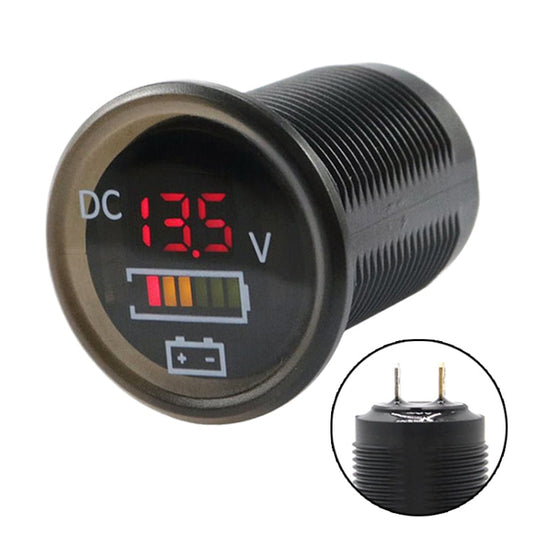 12 / 24V Car / Boat Battery Measurement Meter 5-30V Voltage and Electricity Meter