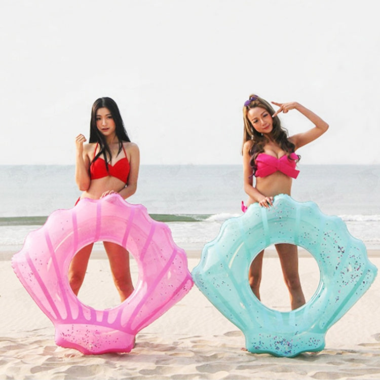 Shell Shape Inflatable Swimming Ring Lifesaving Ring Axillary Ring, Size: S,70x80cm Reluova