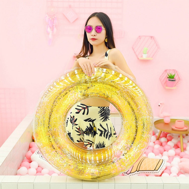 All-transparent Sequined Swimming Ring,Diameter: 70cm