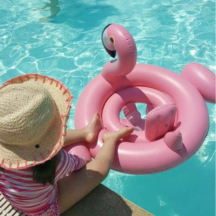 Inflatable Flamingo Shaped Baby Swimming Ring, Inflated Size: 83 x 83 x 48cm Reluova