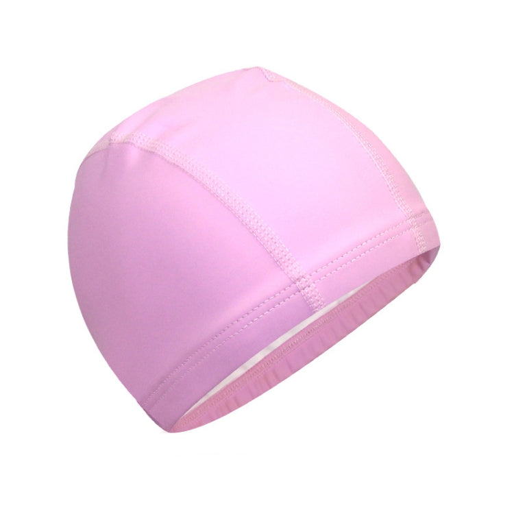 Adult Waterproof PU Coating Stretchy Swimming Cap Keep Long Hair Dry Ear Protection Swim Cap