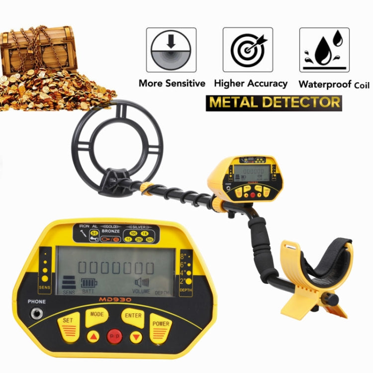 MD930 High Sensitivity and Accurate Positioning Underground Metal Detector with Backlight