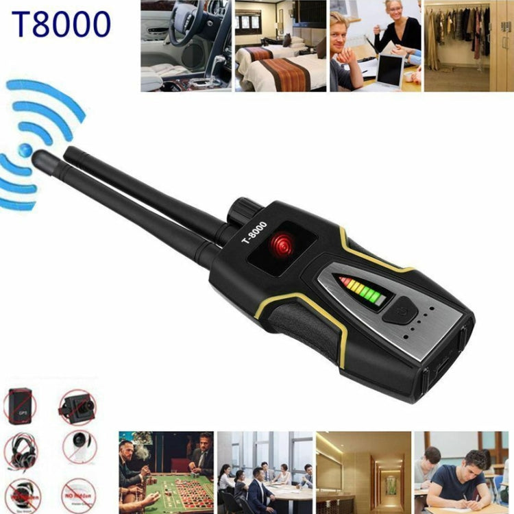 T-8000 RF Signal Detector GSM Audio Finder GPS Scan Detector