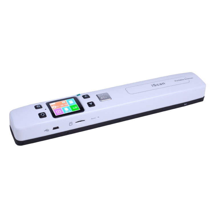 iScan02 Double Roller Mobile Document Portable Handheld Scanner with LED Display,  Support 1050DPI  / 600DPI  / 300DPI  / PDF / JPG / TF