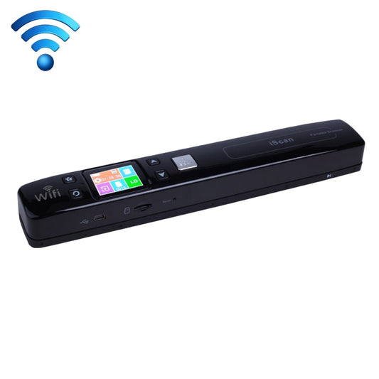 iScan02 WiFi Double Roller Mobile Document Portable Handheld Scanner with LED Display,  Support 1050DPI  / 600DPI  / 300DPI  / PDF / JPG / TF