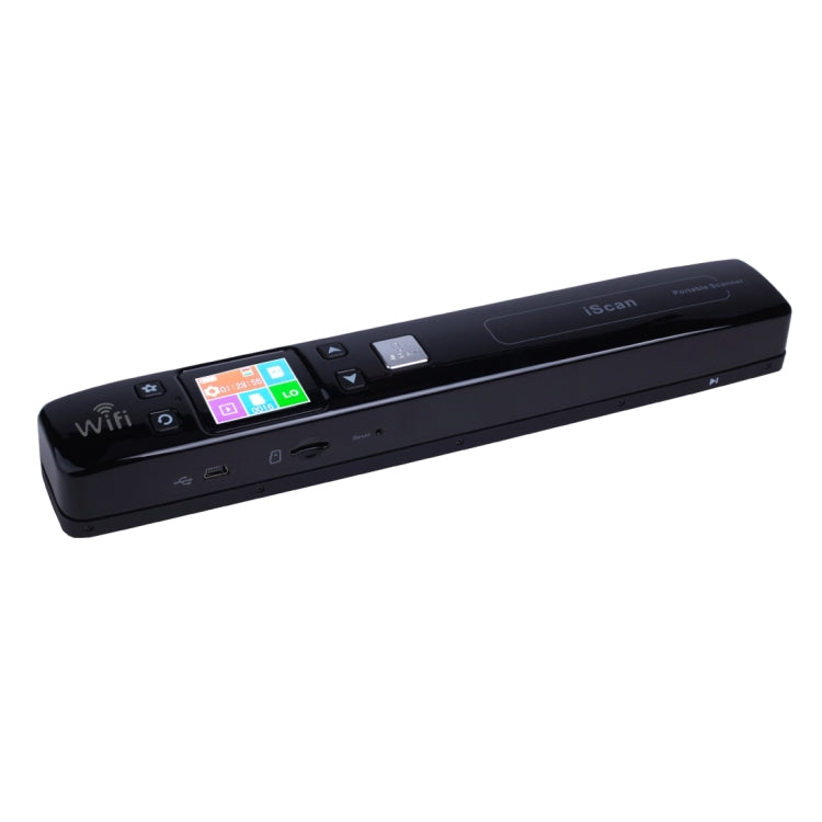 iScan02 WiFi Double Roller Mobile Document Portable Handheld Scanner with LED Display,  Support 1050DPI  / 600DPI  / 300DPI  / PDF / JPG / TF