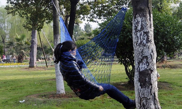 Outdoor Color Mesh Hammock Reluova