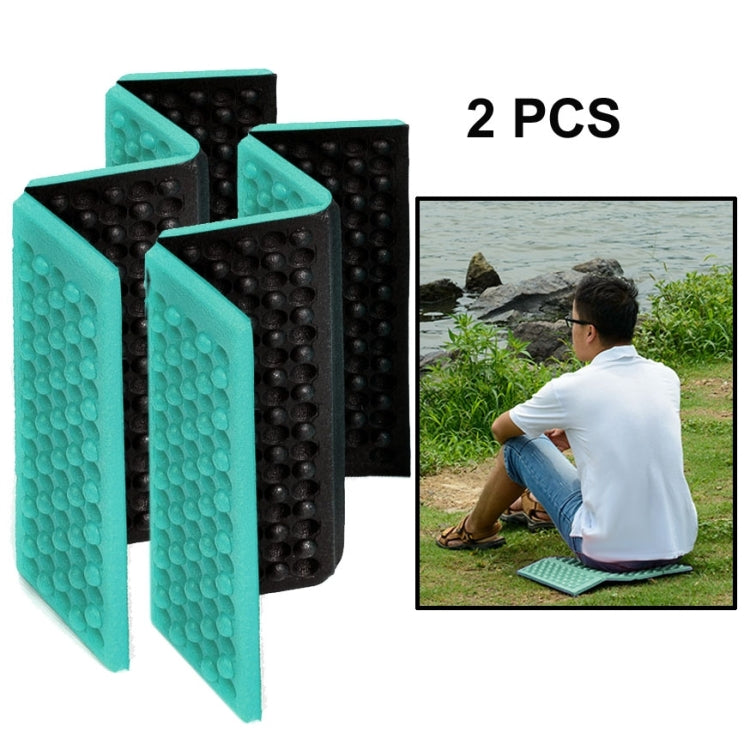 2 PCS Portable Folding Cellular Massage Cushion Outdoors Damp Proof Picnic Seat Mats EVA Pad-Reluova