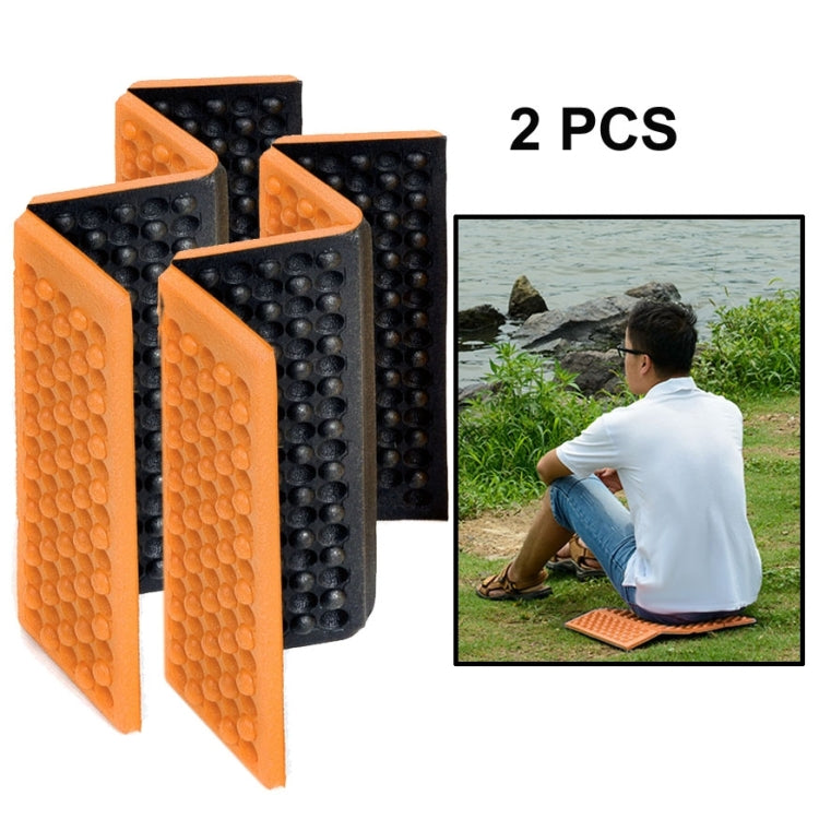 2 PCS Portable Folding Cellular Massage Cushion Outdoors Damp Proof Picnic Seat Mats EVA Pad-Reluova