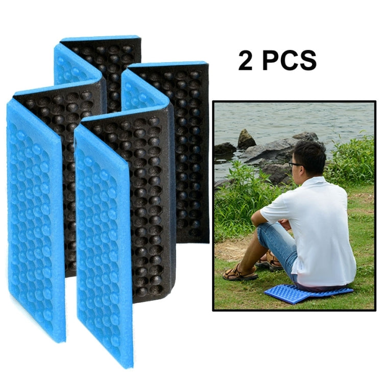 2 PCS Portable Folding Cellular Massage Cushion Outdoors Damp Proof Picnic Seat Mats EVA Pad-Reluova