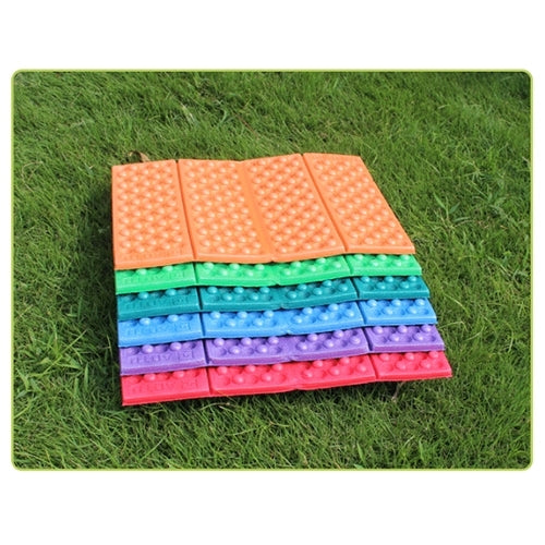 2 PCS Portable Folding Cellular Massage Cushion Outdoors Damp Proof Picnic Seat Mats EVA Pad-Reluova