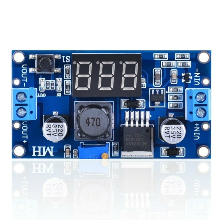 LDTR-WG0178 LM2596 Power Step-down Voltage Regulator Module Voltmeter Display Reluova