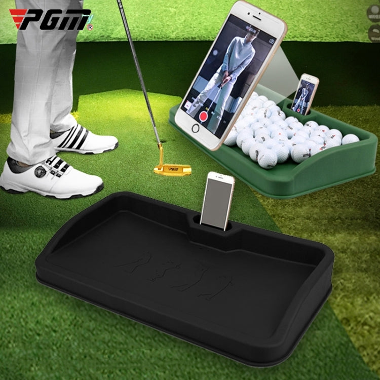 PGM Golf Service Box with Phone Stand, Capacity: about 100 Balls(Color:Green Size:Character Pattern) Reluova