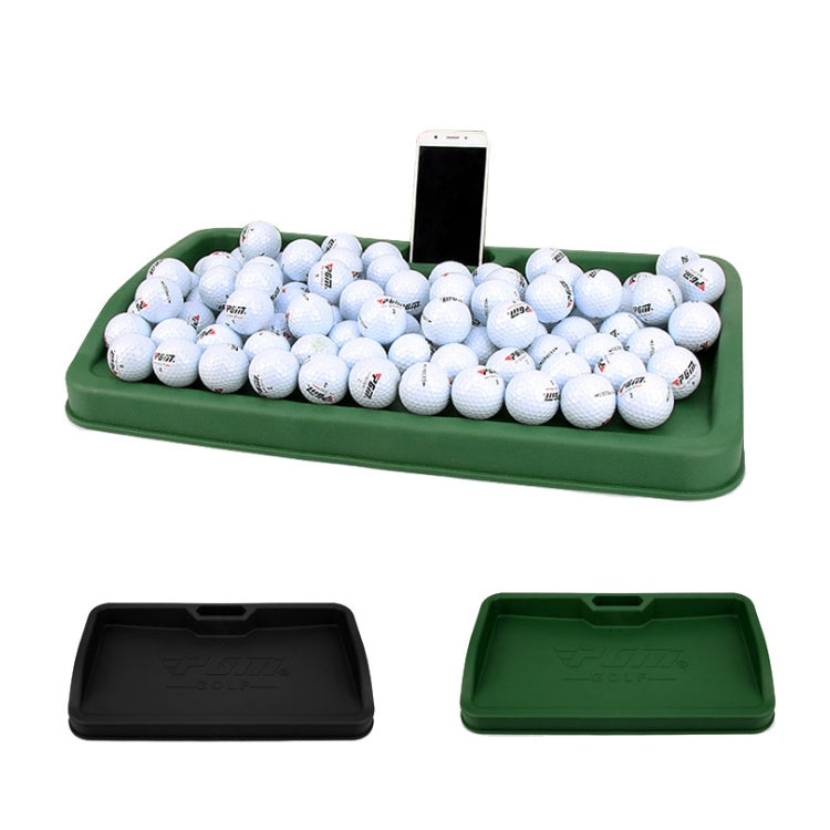 PGM Golf Service Box with Phone Stand, Capacity: about 100 Balls(Color:Green Size:Character Pattern) Reluova