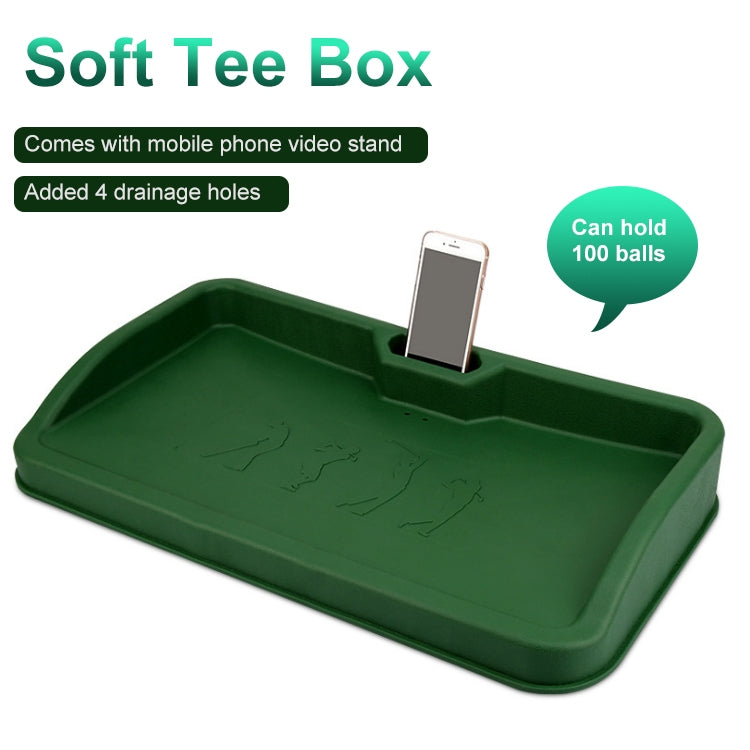 PGM Golf Service Box with Phone Stand, Capacity: about 100 Balls(Color:Green Size:Character Pattern) Reluova