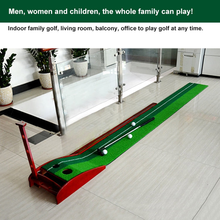 PGM 3m Golf Solid Wood Putter Trainer Practice Set Training Mat