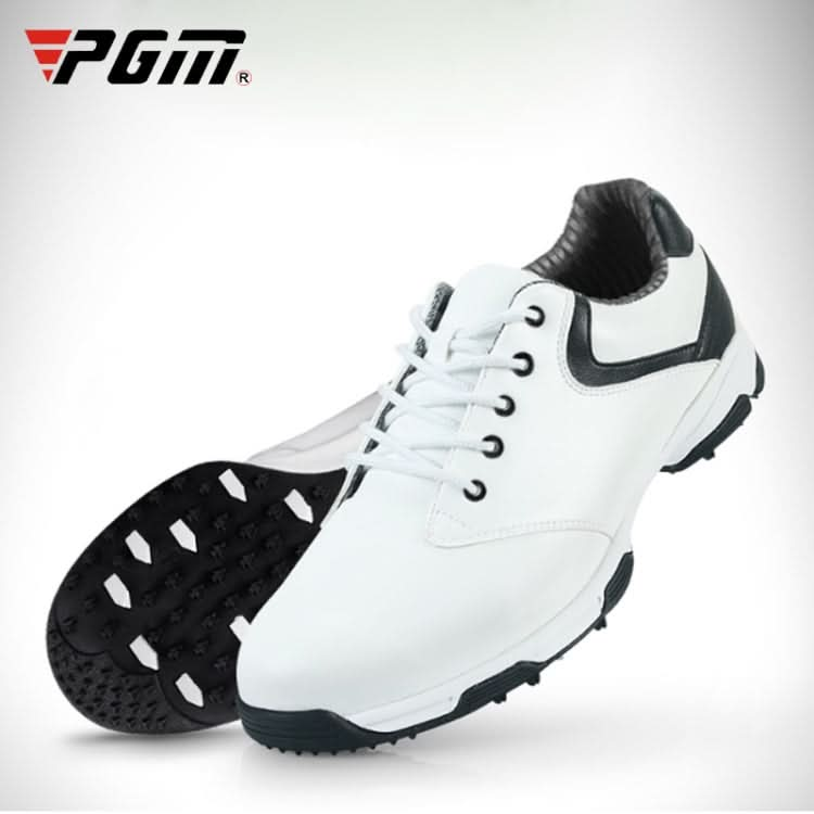 PGM Golf Waterproof Anti-slip Microfiber Leather Nail Shoes Sneakers for Men Reluova