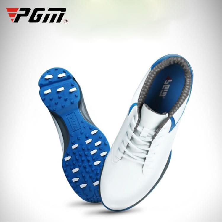 PGM Golf Waterproof Anti-slip Microfiber Leather Nail Shoes Sneakers for Men Reluova