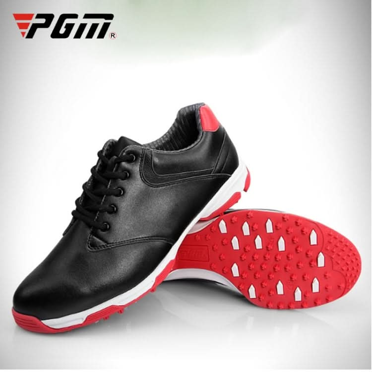 PGM Golf Waterproof Anti-slip Microfiber Leather Nail Shoes Sneakers for Men Reluova