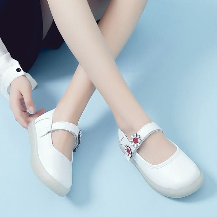 Simple Non-slip Wear-resistant Flower Student Shoes Women Sandals Reluova