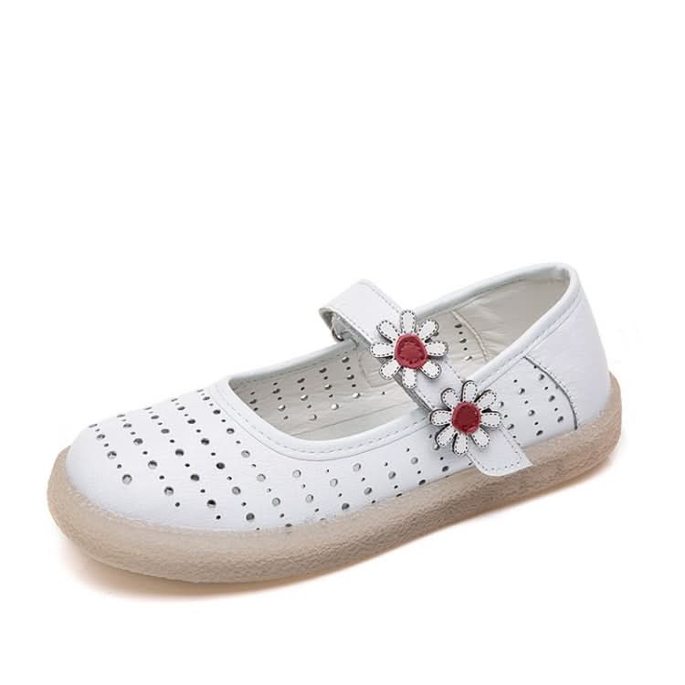 Simple Non-slip Wear-resistant Flower Student Shoes Women Sandals Reluova