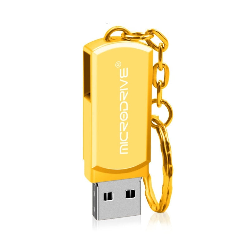 MicroDrive 8GB USB 2.0 Creative Personality Metal U Disk with Keychain My Store