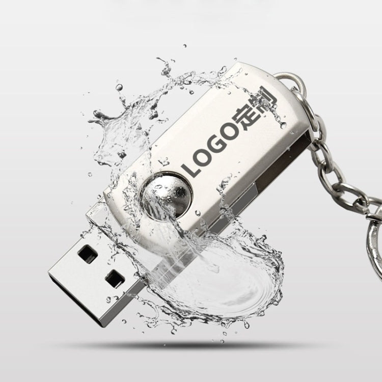 MicroDrive 8GB USB 2.0 Creative Personality Metal U Disk with Keychain My Store