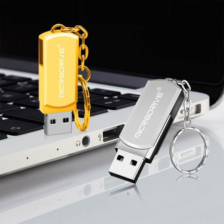 MicroDrive 8GB USB 2.0 Creative Personality Metal U Disk with Keychain My Store