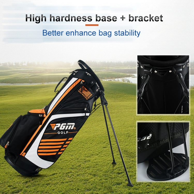 PGM Golf Nylon Lightweight Bag with Holder(Black Green)