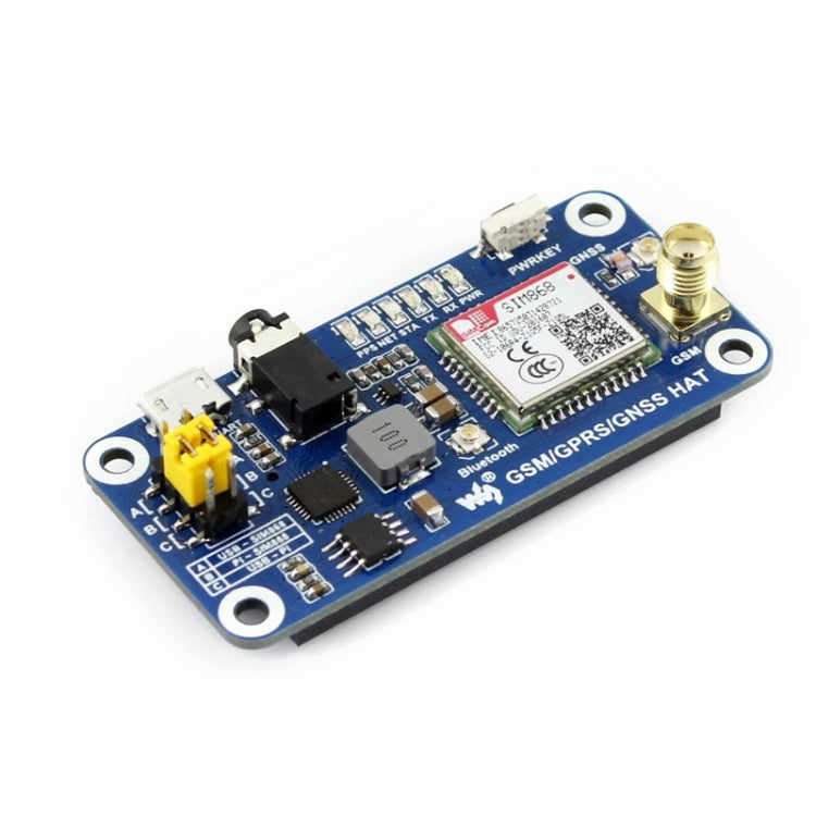 Waveshare GSM/GPRS/GNSS/Bluetooth HAT for Raspberry Pi Reluova